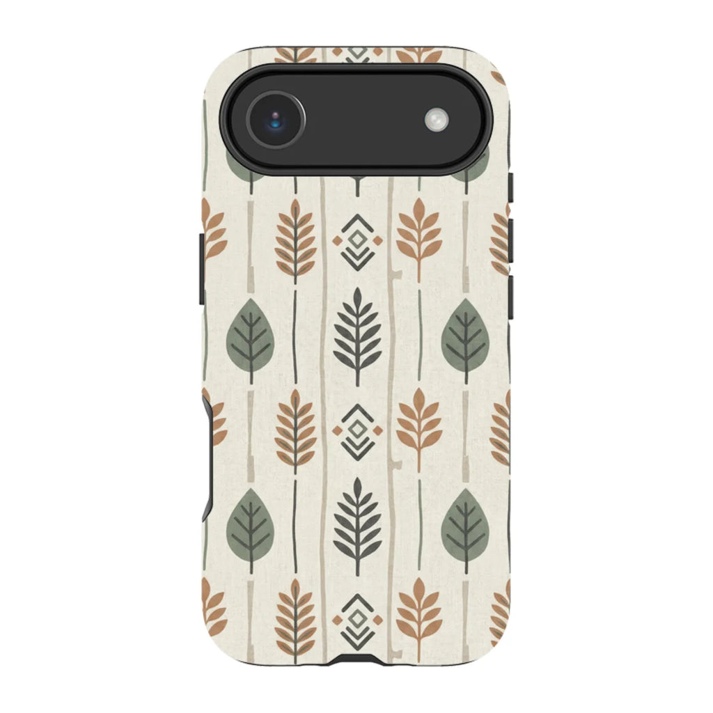 Birch and Linen Pattern by Elsi Vaarala — iPhone Air Magsafe Tough Case — Finnaij