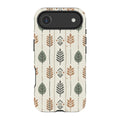 Birch and Linen Pattern by Elsi Vaarala — iPhone Air Magsafe Tough Case — Finnaij
