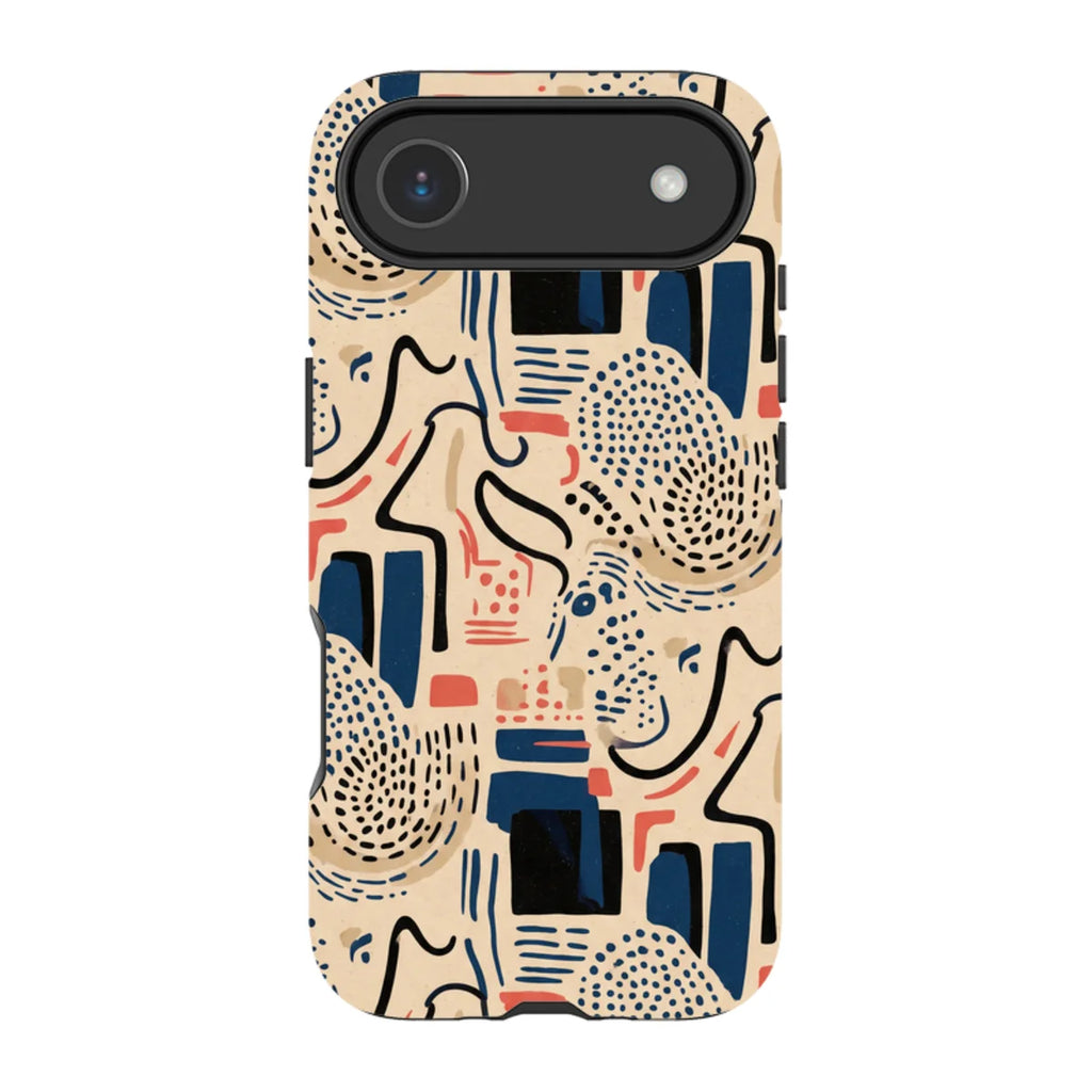 Sandstone Adire by Ada Okoye — iPhone Air MagSafe Tough Case — Finnaij