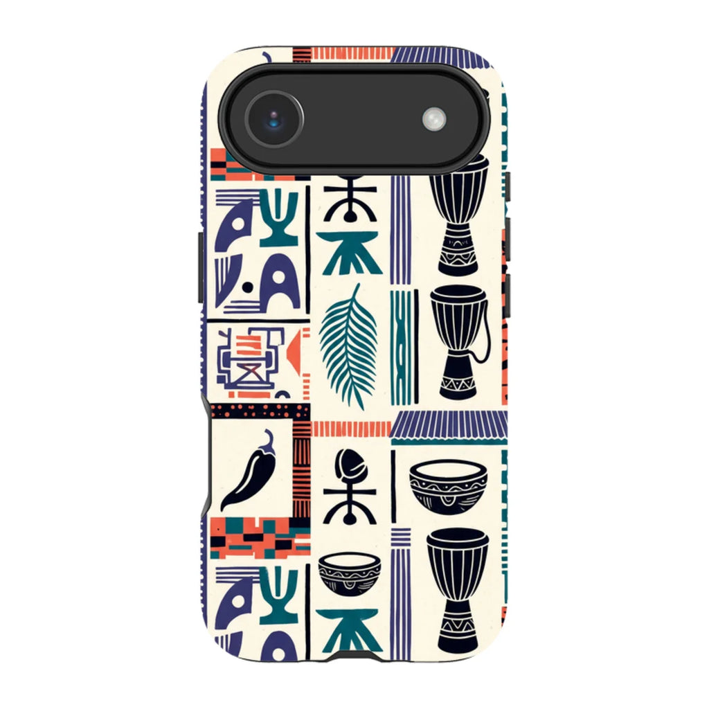 Market Day Icons by Ada Okoye — iPhone Air MagSafe Tough Case — Finnaij
