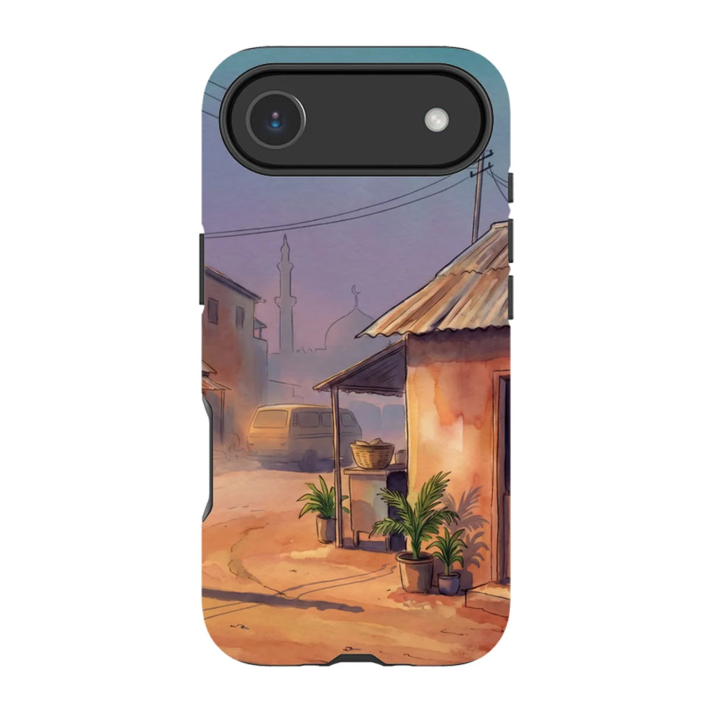 City Edge Quiet Street by Tobi Akinyemi — iPhone Air MagSafe Tough Case — Finnaij