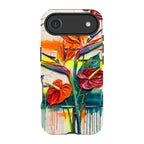 Tropical Flowers by Frida Lövström — iPhone Air Magsafe Tough Case — Finnaij