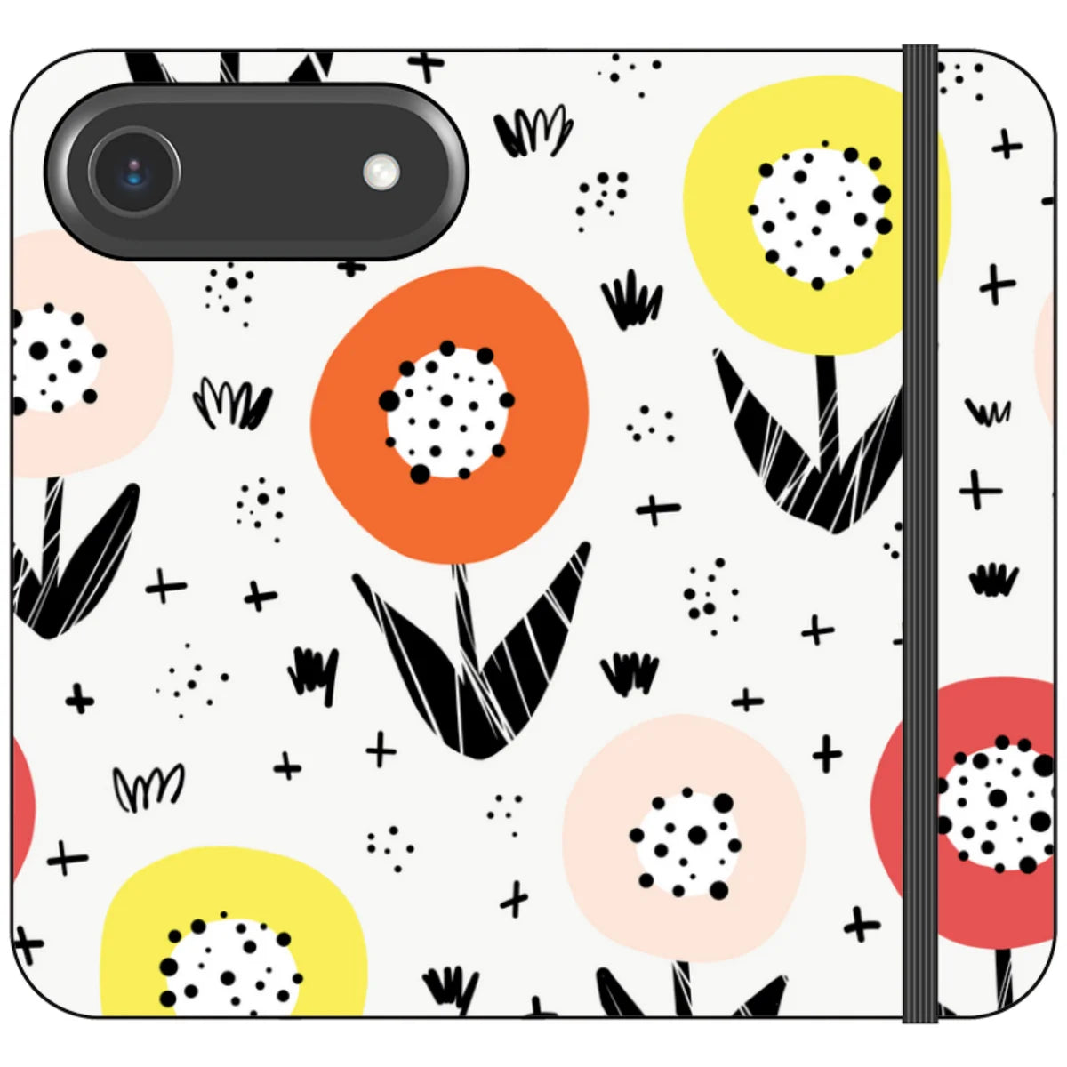 Botanical Doodle — iPhone 17 Air Wallet Case — Finnaij