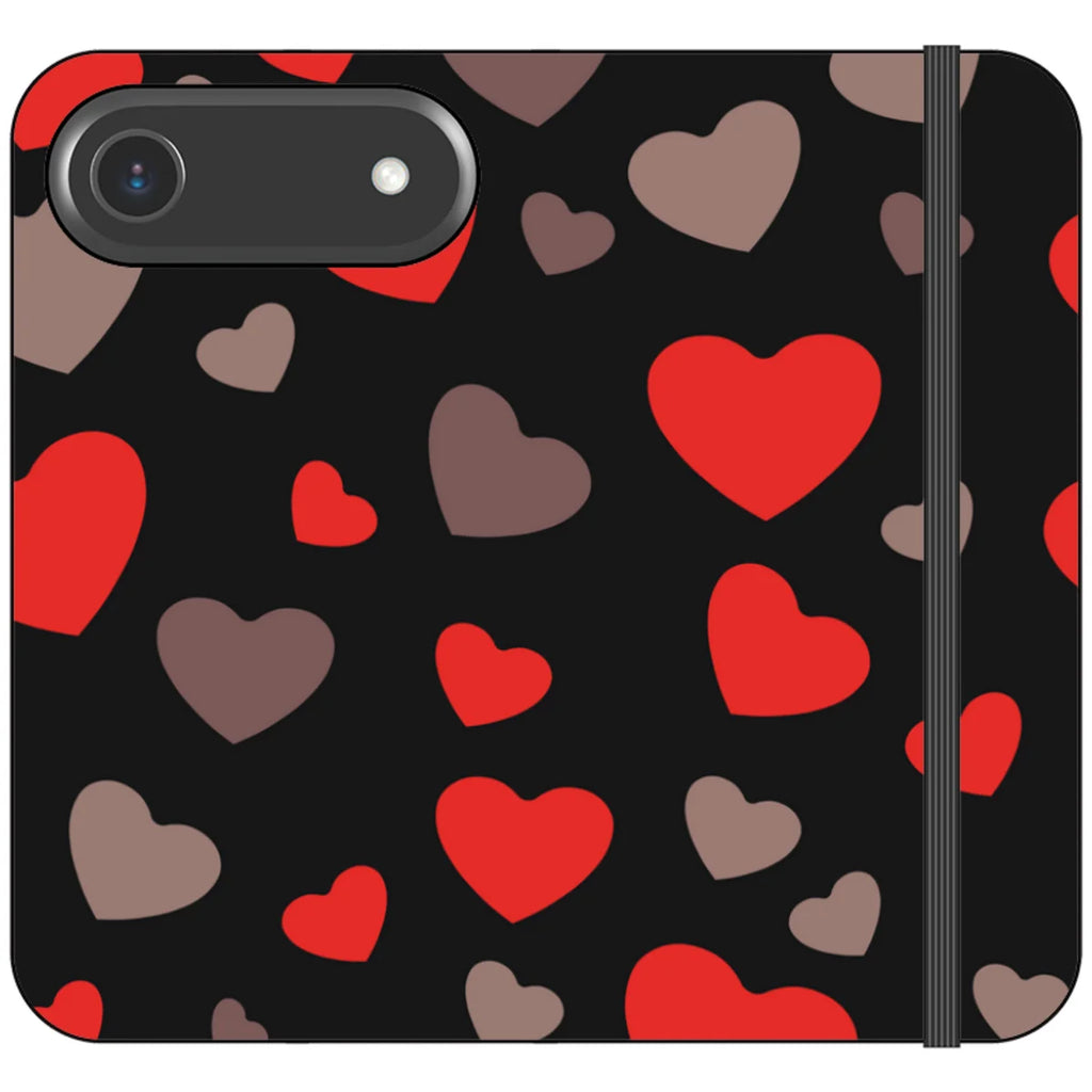 Red Hearts — iPhone Air Wallet Case — Finnaij