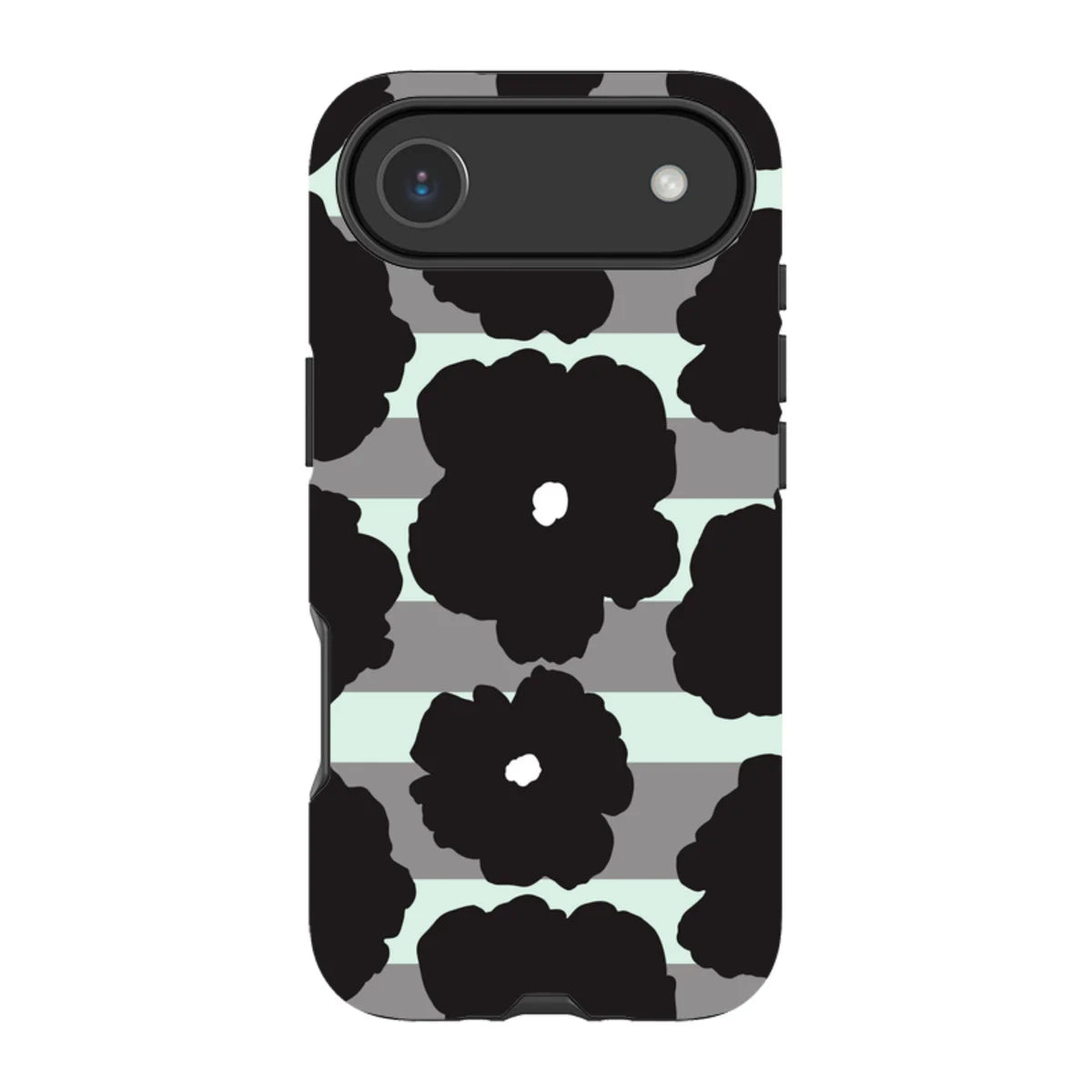 Bold Floral Black — iPhone Air Tough Case — Finnaij