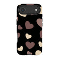 White & Black Hearts — iPhone Air Tough Case — Finnaij