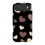 White & Black Hearts — iPhone Air Tough Case — Finnaij