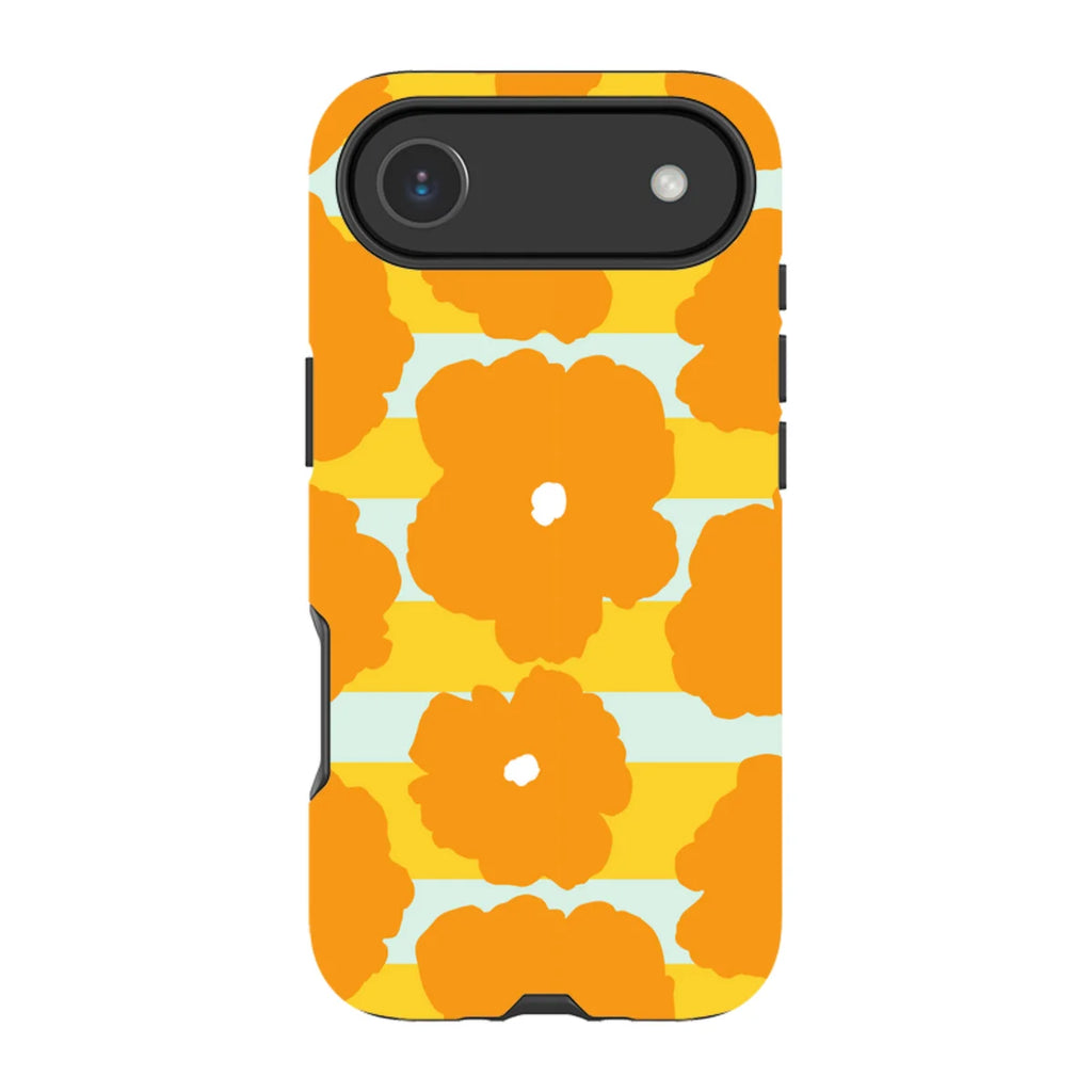 Bold Floral Orange — iPhone Air Tough Case — Finnaij