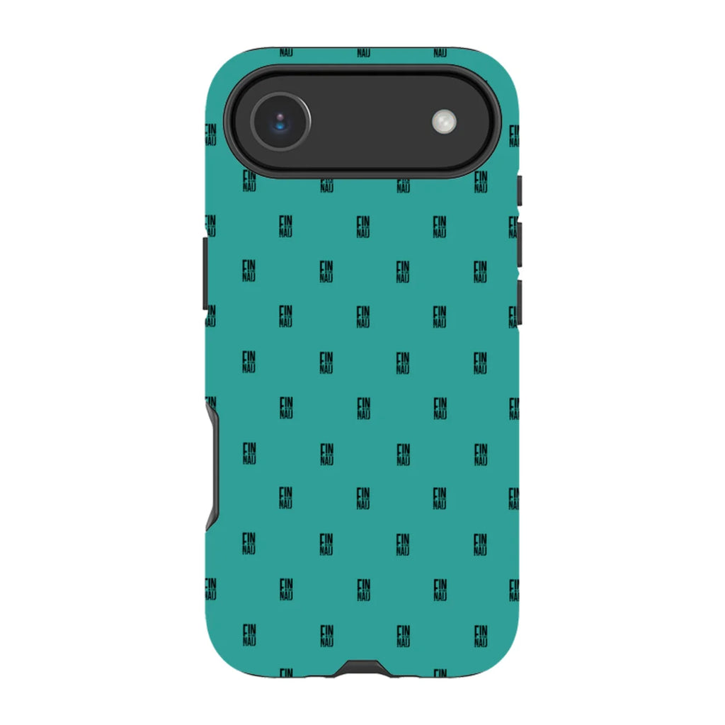 Monogram Teal — iPhone Air Tough Case — Finnaij