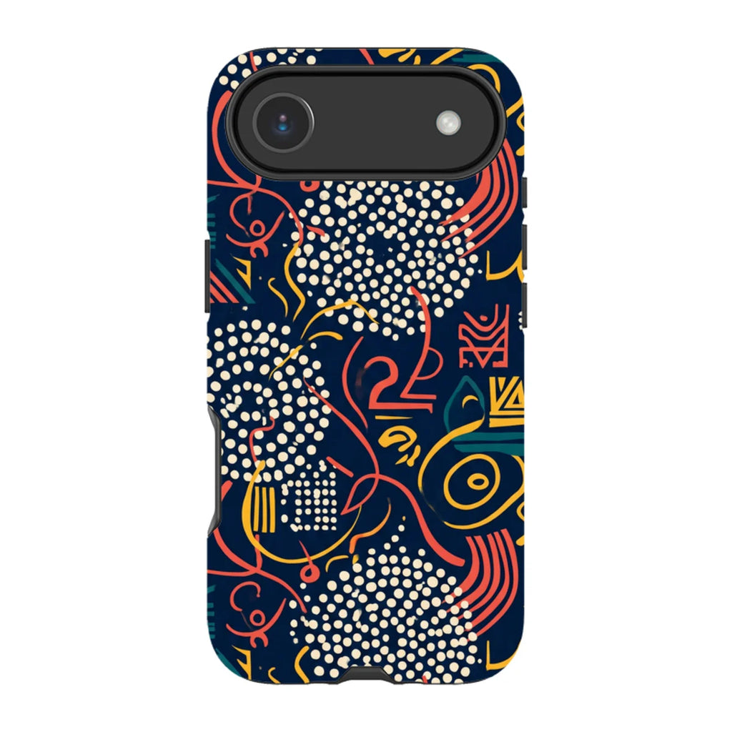 Adire Nightfall by Ada Okoye — Tough Case for iPhone — Finnaij