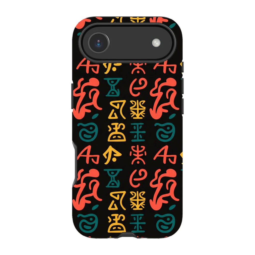 Nsibidi Pulse by Ada Okoye — Tough Case for iPhone — Finnaij