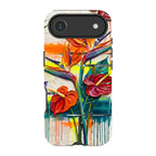 Tropical Flowers by Frida Lövström — iPhone Air Tough Case — Finnaij
