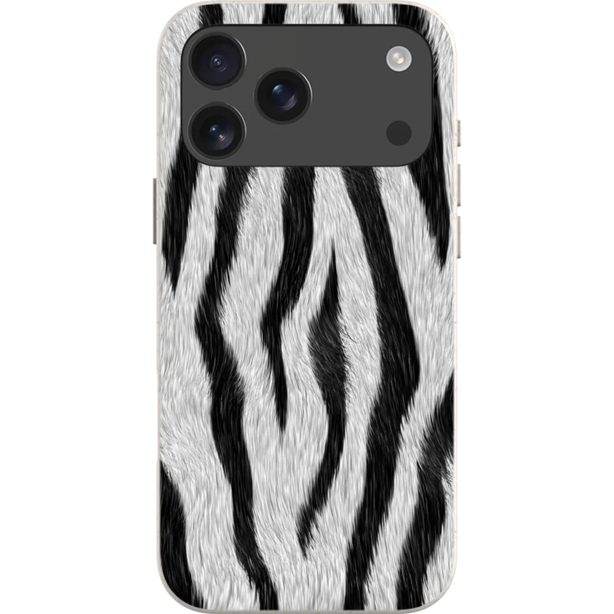 Zebra Groove — iPhone 17 Pro Max iPhone Bio-degradable Case — Finnaij