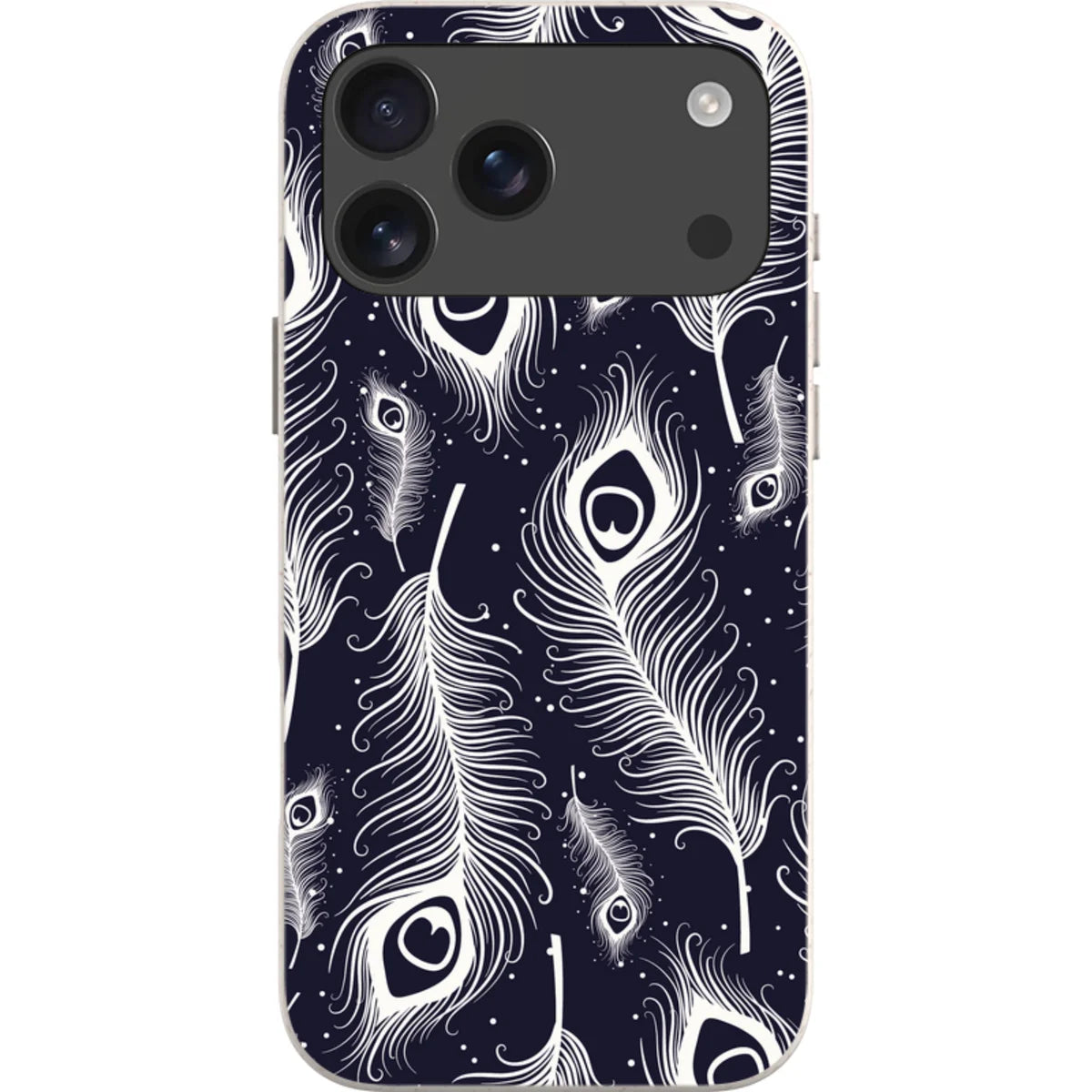 Feathers in Bloom — iPhone 17 Pro Max iPhone Bio-degradable Case — Finnaij