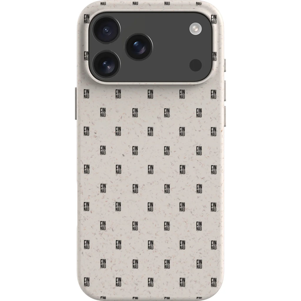 Monogram Natural — iPhone 17 Pro Max iPhone Bio-degradable Case — Finnaij