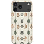 Birch and Linen Pattern by Elsi Vaarala — iPhone 17 Pro Max iPhone Bio-degradable Case — Finnaij