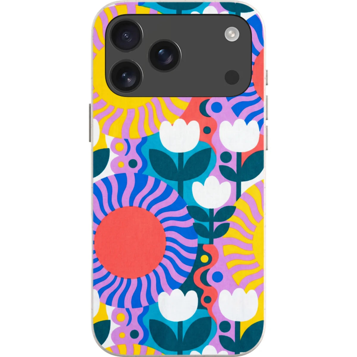 Midnight Sun Mod Bloom by Salla Niemi — iPhone 17 Pro Max iPhone Bio-degradable Case — Finnaij