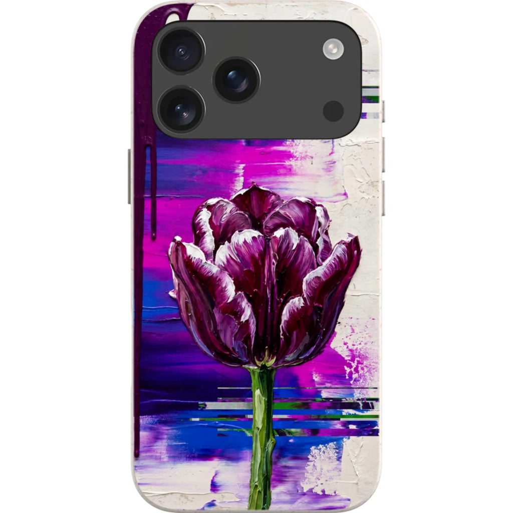 Single Dramatic Tulip by Frida Lövström — iPhone 17 Pro Max iPhone Bio-degradable Case — Finnaij
