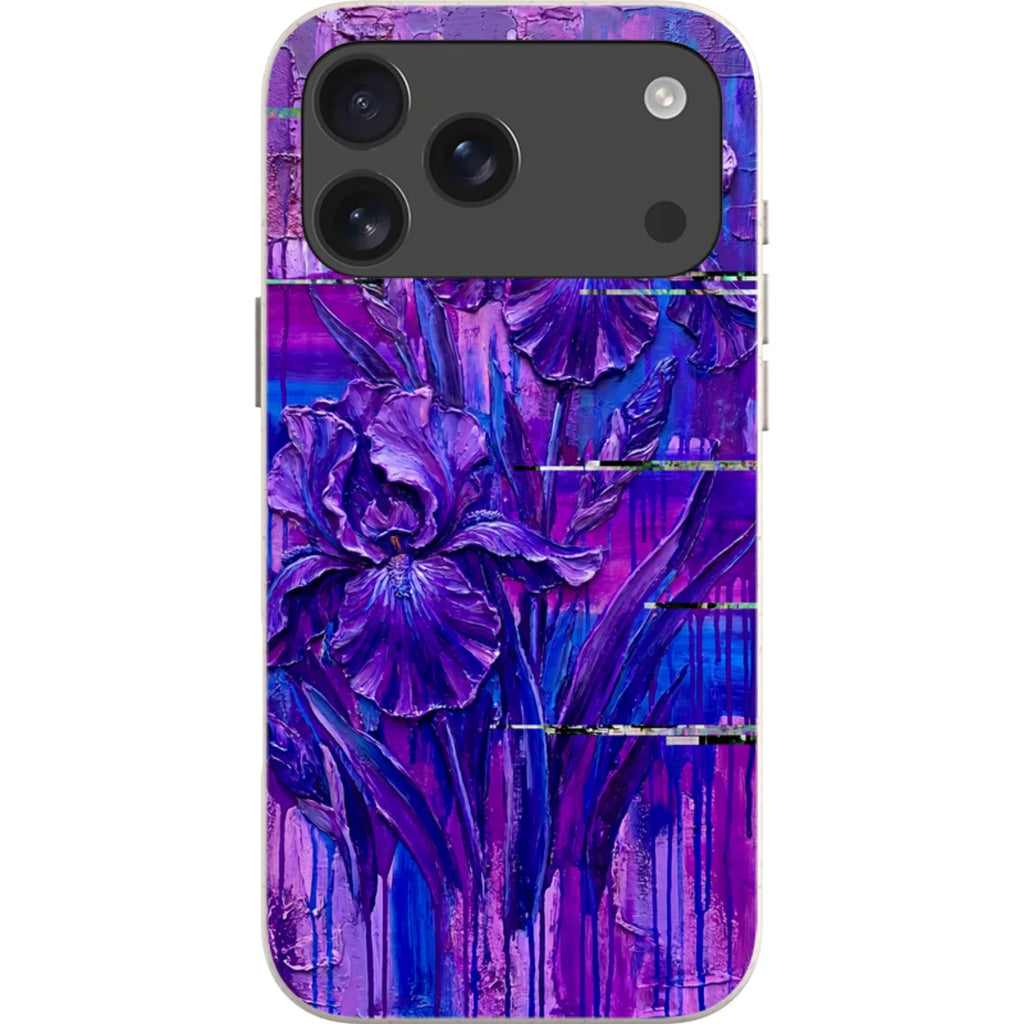 Iris Flowers by Frida Lövström — iPhone 17 Pro Max iPhone Bio-degradable Case — Finnaij
