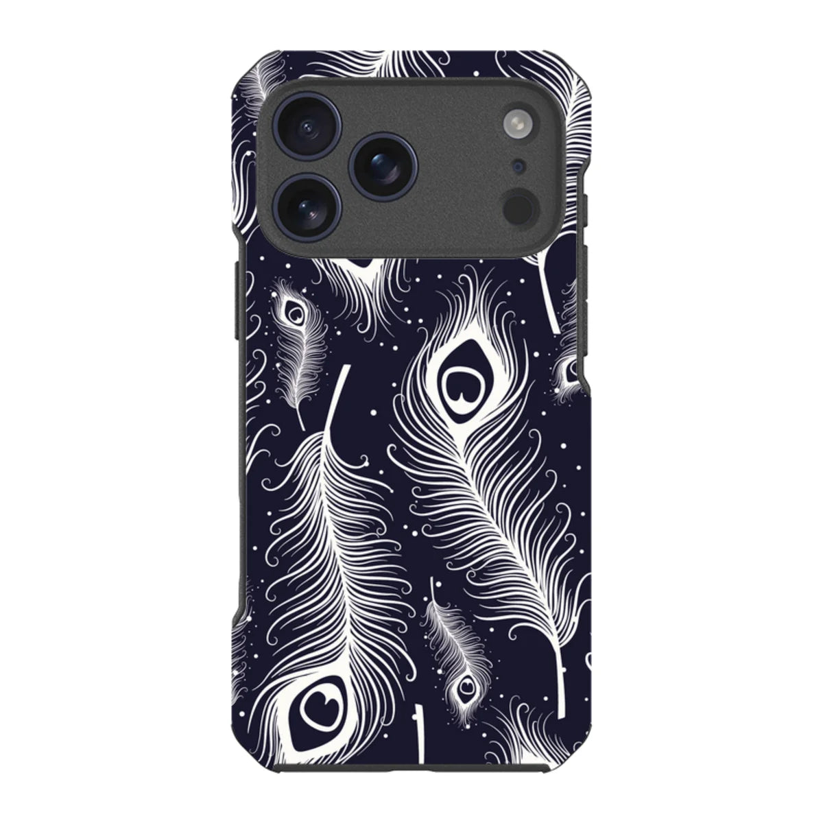 Feathers in Bloom — iPhone 17 Pro Max Impact Armour MagSafe Case — Finnaij