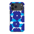 Bold Floral Blue — iPhone 17 Pro Max Impact Armour MagSafe Case — Finnaij