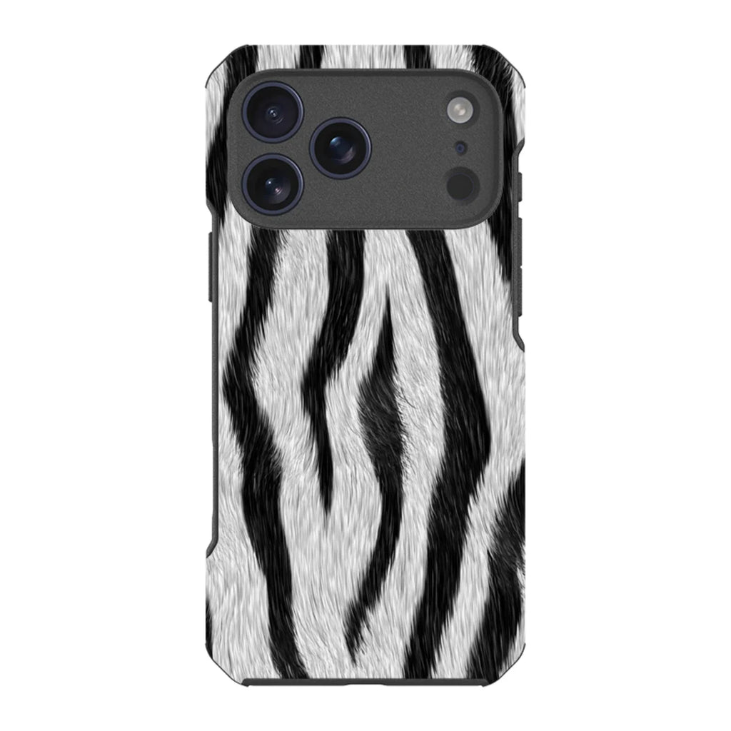 Zebra Groove — iPhone 17 Pro Max Impact Armour MagSafe Case — Finnaij