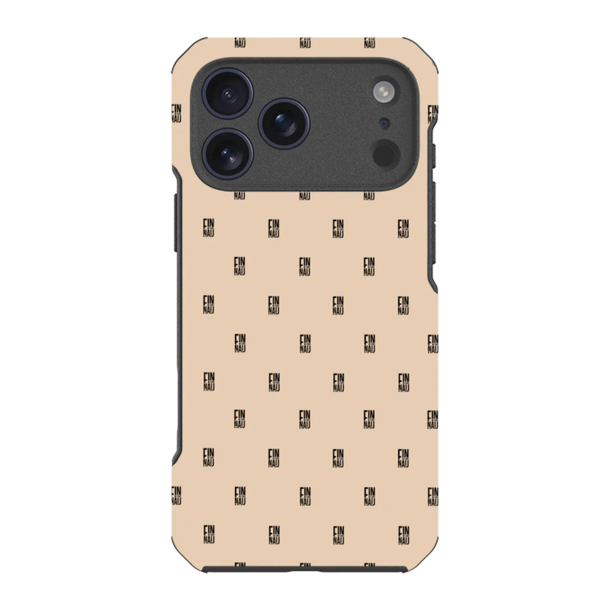 Monogram Beige Harvest — iPhone 17 Pro Max Impact Armour MagSafe Case — Finnaij
