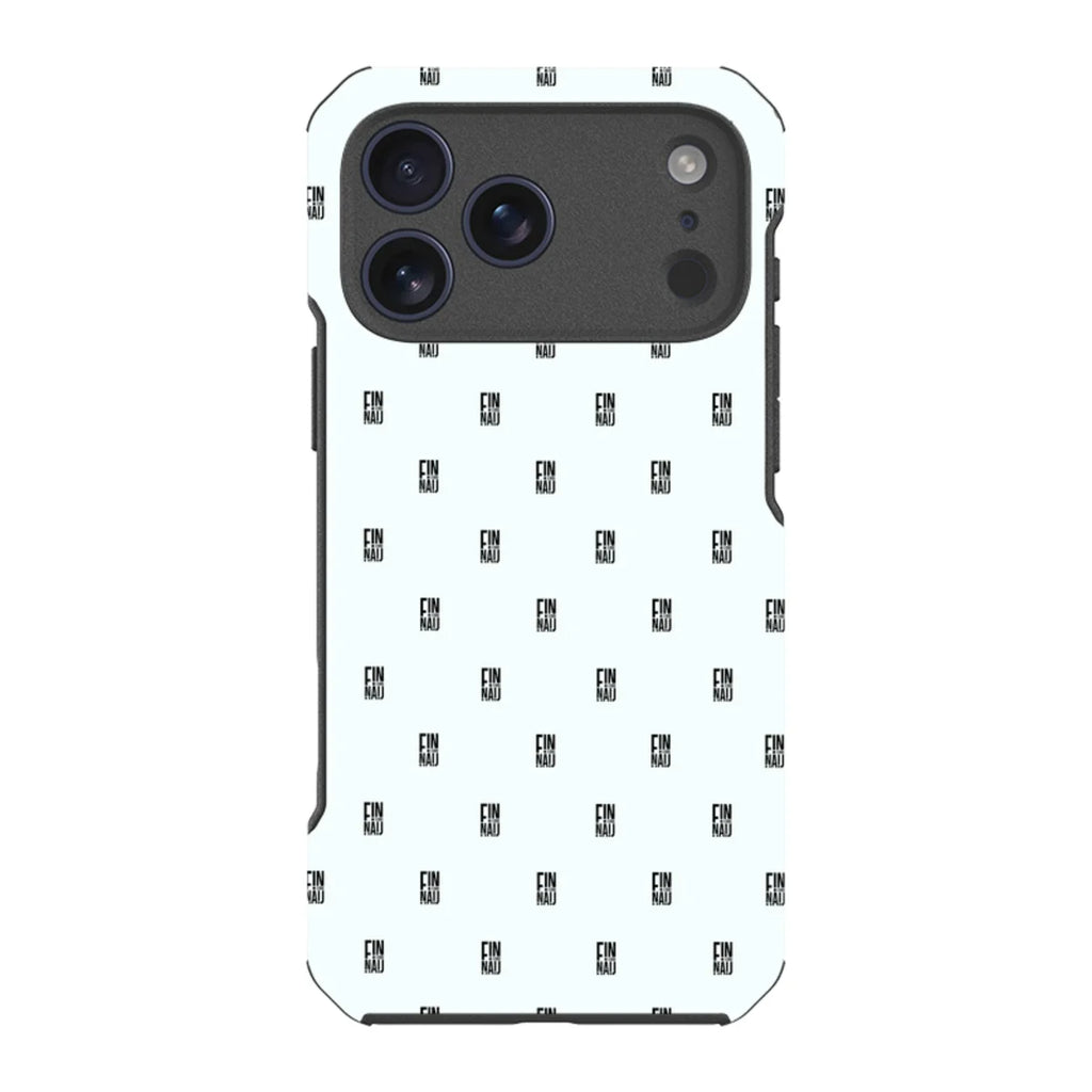 Monogram Snow — iPhone 17 Pro Max Impact Armour MagSafe Case — Finnaij