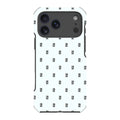 Monogram Snow — iPhone 17 Pro Max Impact Armour MagSafe Case — Finnaij