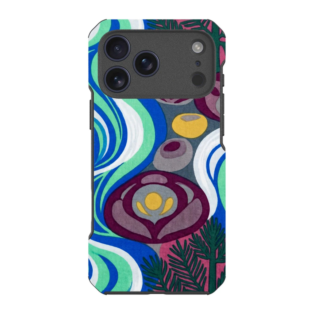 Sauna Bloom Motif by Aino Kallio — iPhone 17 Pro Max Impact Armour MagSafe Case — Finnaij
