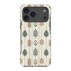 Birch and Linen Pattern by Elsi Vaarala — iPhone 17 Pro Max Impact Armour MagSafe Case — Finnaij