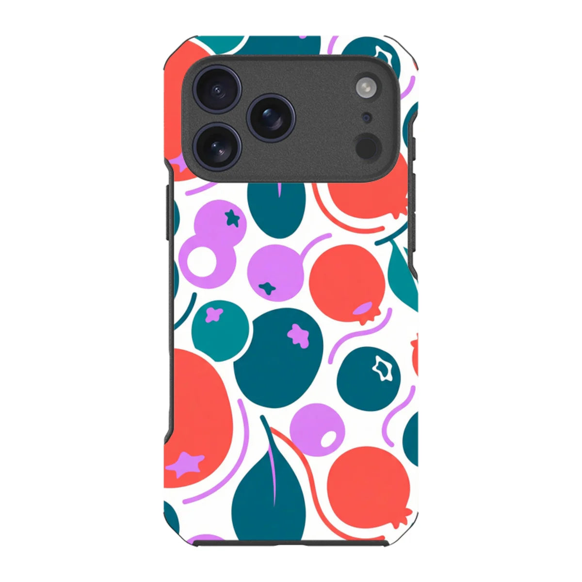 Berry Icon Remix by Salla Niemi — iPhone 17 Pro Max Impact Armour MagSafe Case — Finnaij