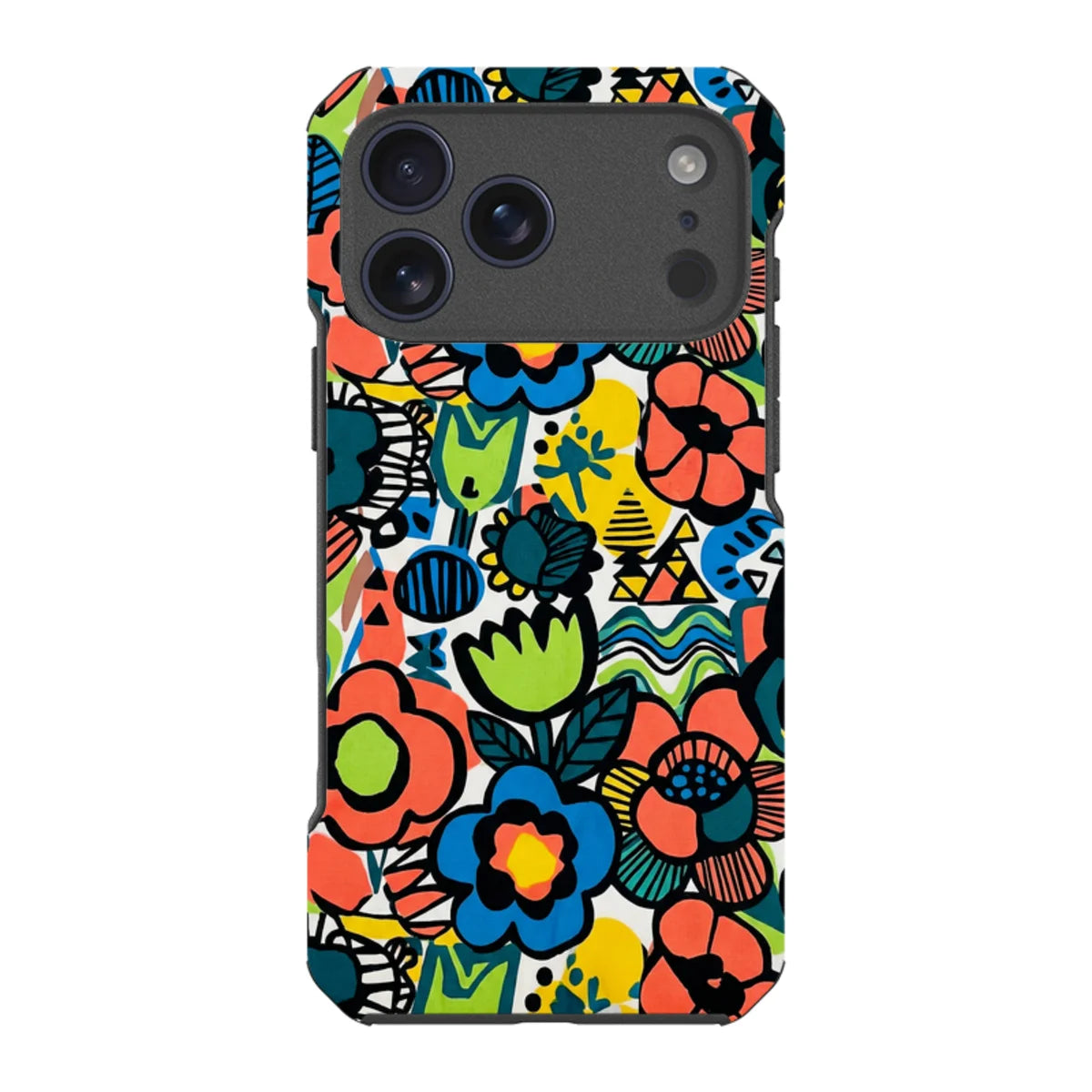 Floral Street Nordic by Salla Niemi — iPhone 17 Pro Max Impact Armour MagSafe Case — Finnaij