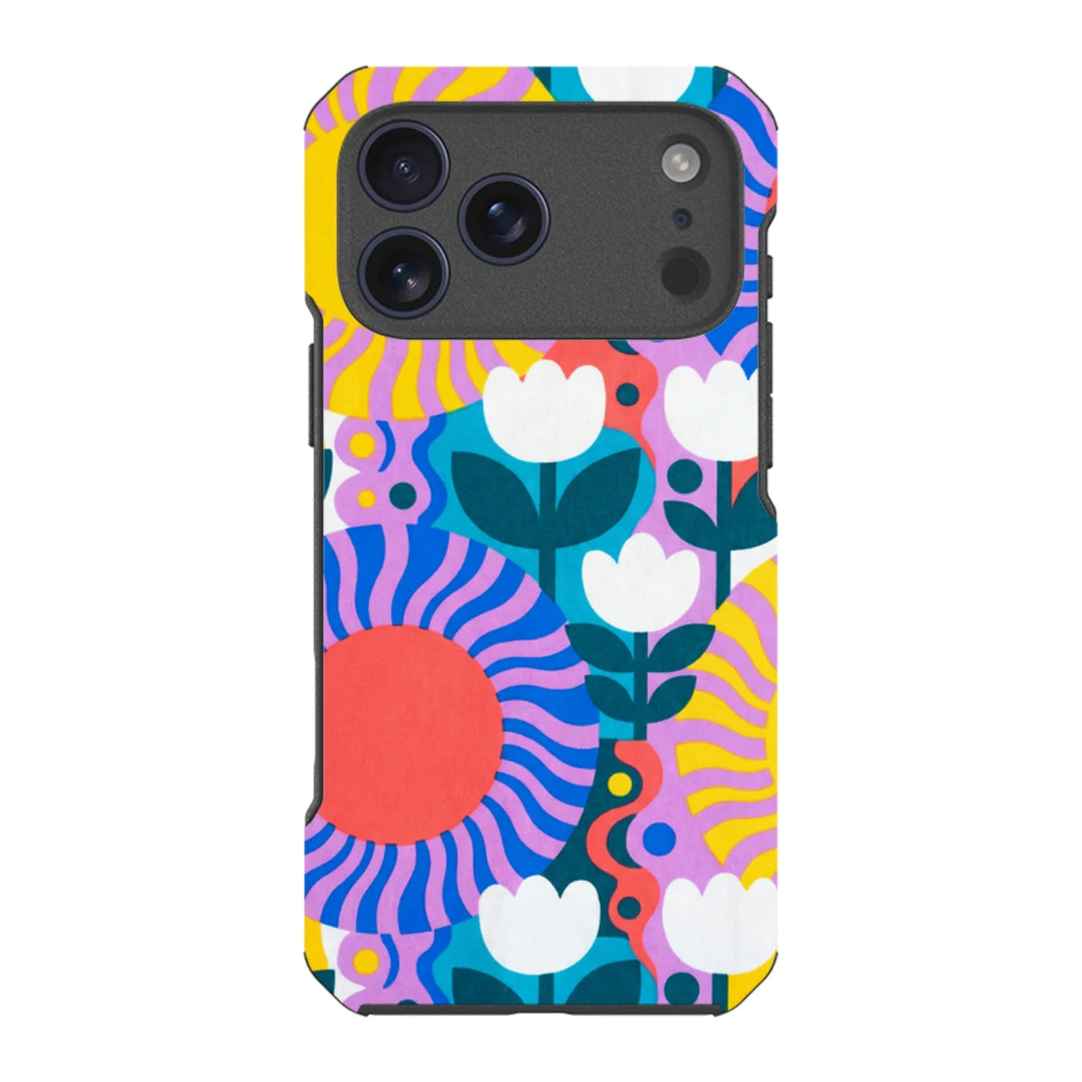 Midnight Sun Mod Bloom by Salla Niemi — iPhone 17 Pro Max Impact Armour MagSafe Case — Finnaij