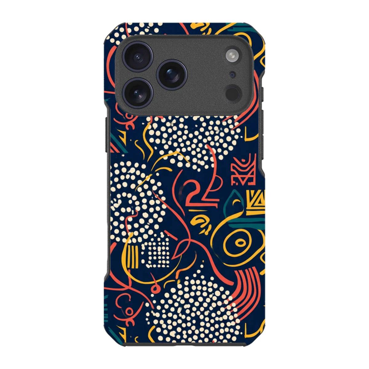 Adire Nightfall by Ada Okoye — iPhone 17 Pro Max Impact Armour MagSafe Case — Finnaij
