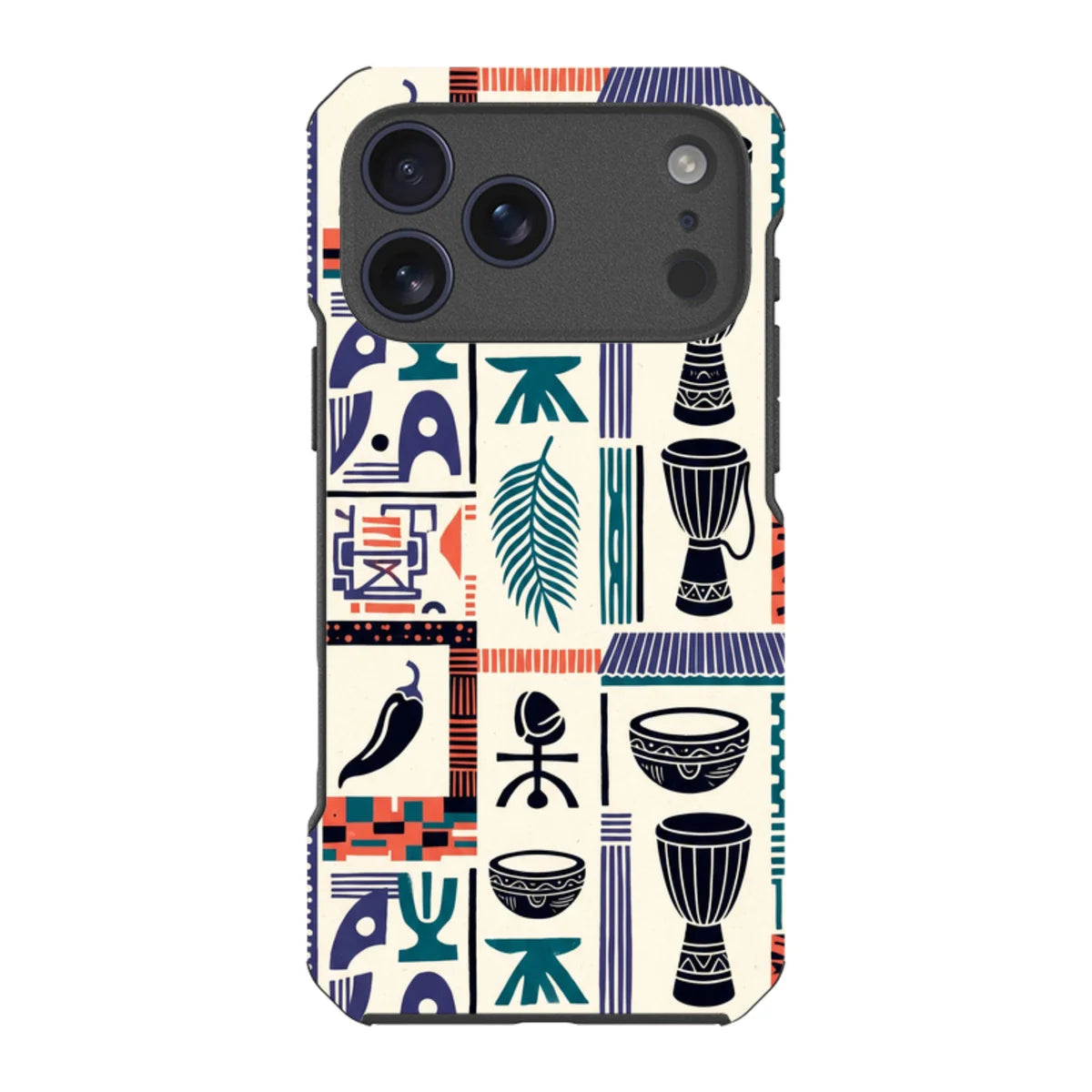 Market Day Icons by Ada Okoye — iPhone 17 Pro Max Impact Armour MagSafe Case — Finnaij