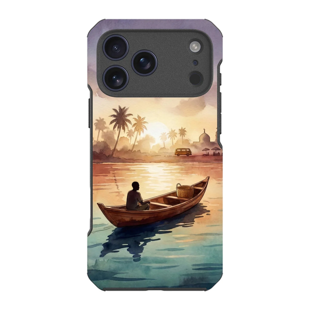 Lagoon Morning by Tobi Akinyemi — iPhone 17 Pro Max Impact Armour MagSafe Case — Finnaij