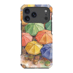 Market Umbrellas from Above by Tobi Akinyemi — iPhone 17 Pro Max Impact Armour MagSafe Case — Finnaij