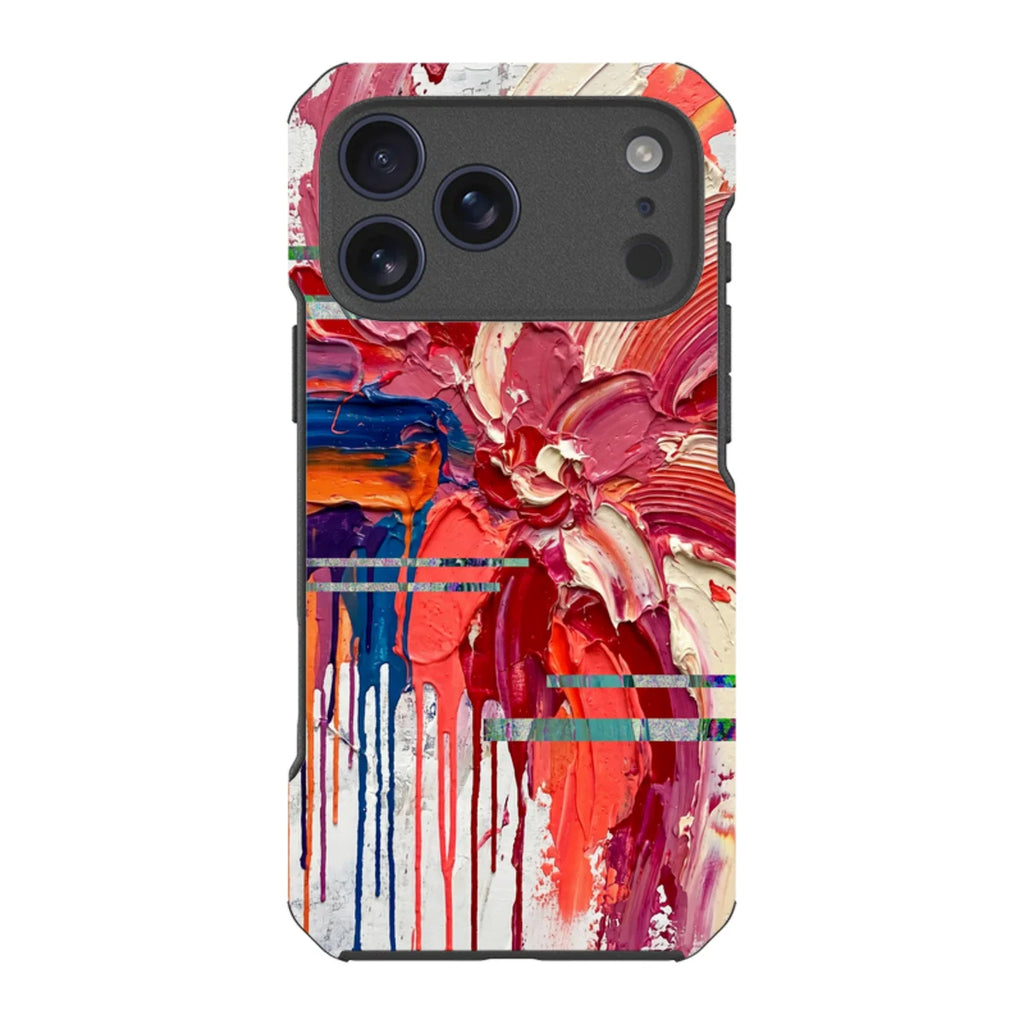 Abstract Florals by Frida Lövström — iPhone 17 Pro Max Impact Armour MagSafe Case — Finnaij