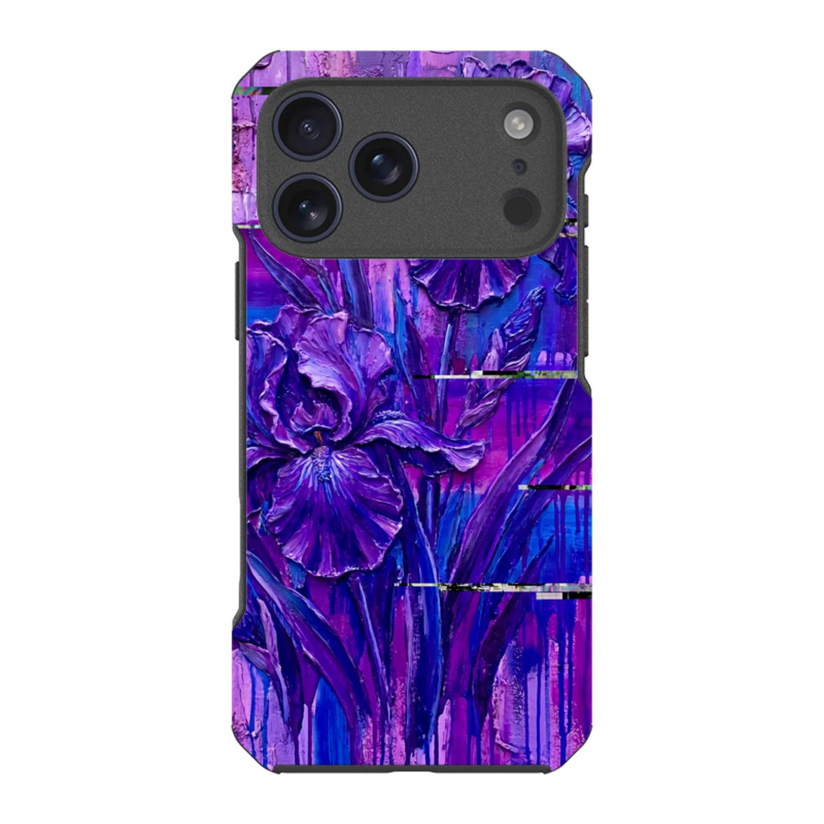 Iris Flowers by Frida Lövström — iPhone 17 Pro Max Impact Armour MagSafe Case — Finnaij