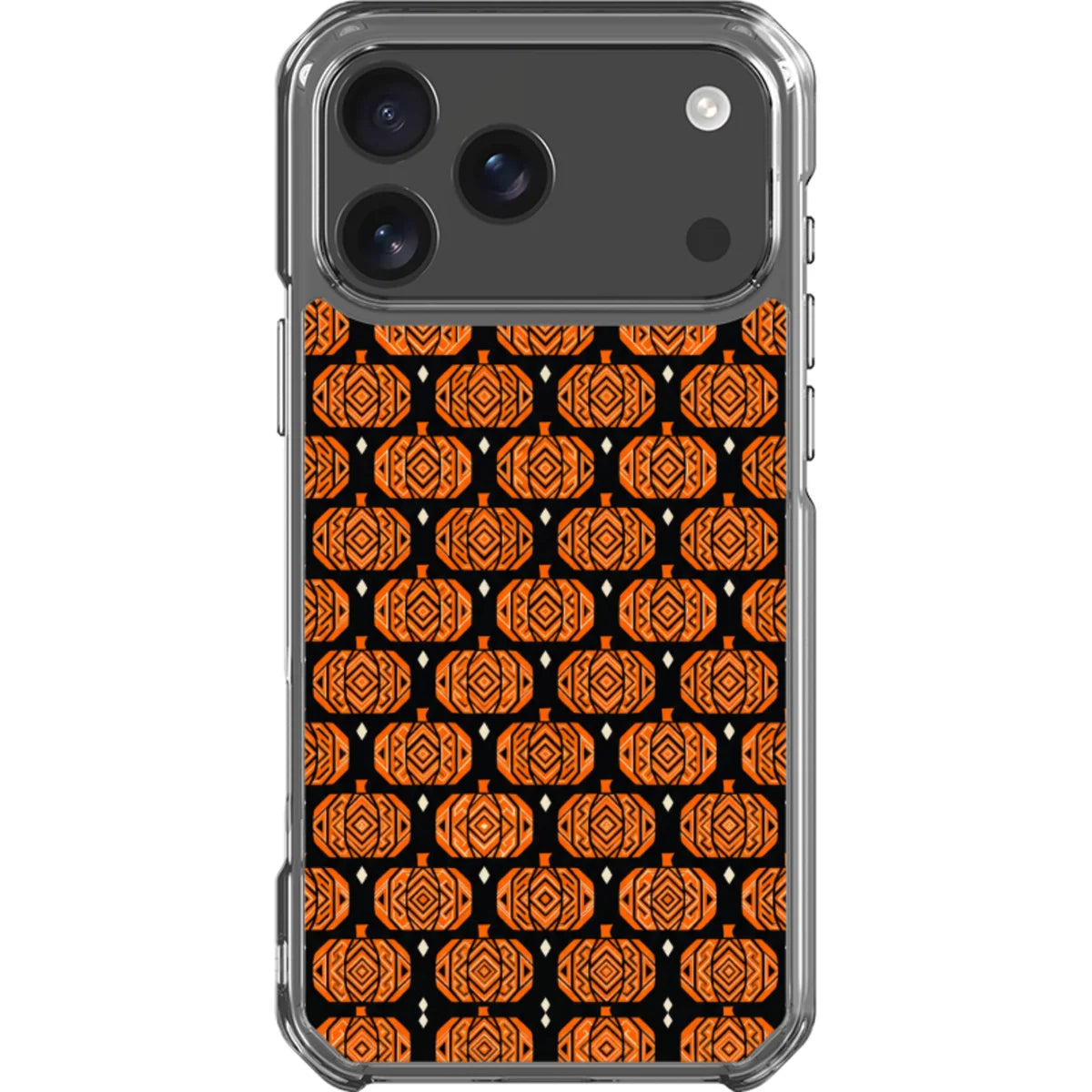 Pumpkin Runo — iPhone 17 Pro Max Magsafe Clear Impact Case — Finnaij