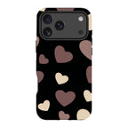 White & Black Hearts- iPhone Magsafe Tough Case — iPhone 17 Pro Max — Finnaij