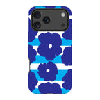 Bold Floral Blue — iPhone 17 Pro Max Magsafe Tough Case — Finnaij