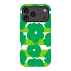 Bold Floral Green — iPhone 17 Pro Max Magsafe Tough Case — Finnaij