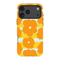 Bold Floral Orange — iPhone 17 Pro Max Magsafe Tough Case — Finnaij
