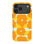 Bold Floral Orange — iPhone 17 Pro Max Magsafe Tough Case — Finnaij