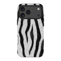 Zebra Groove — iPhone 17 Pro Max Magsafe Tough Case — Finnaij