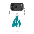Blue Dress by Keagan Haight — iPhone 17 Pro Max Magsafe Tough Case — Finnaij