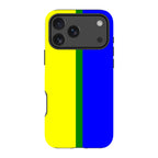Rainbow Series Yellow Blue — iPhone 17 Pro Max Magsafe Tough Case — Finnaij