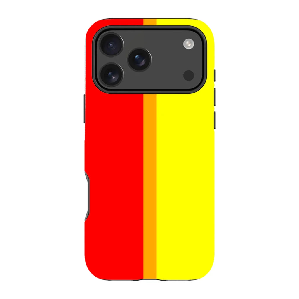 Rainbow Series Red Yellow — iPhone 17 Pro Max Magsafe Tough Case — Finnaij